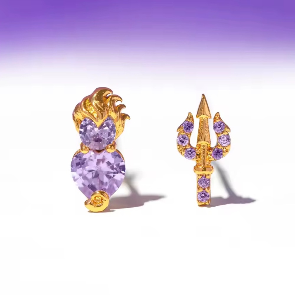 Disney’s The Little Mermaid Villain Stud Earrings Set